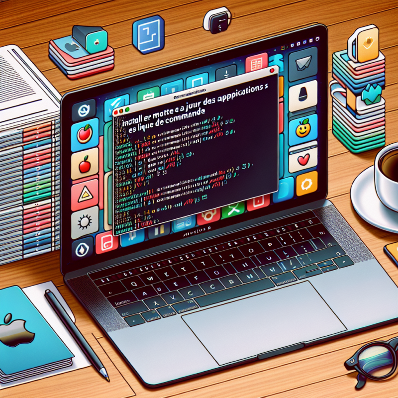 Illustration of Installer et mettre à jour des applications macOS en ligne de commande | Le site de Korben