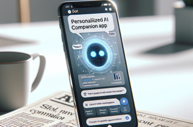Illustration of Application de compagnon AI personnalisée Dot se ferme