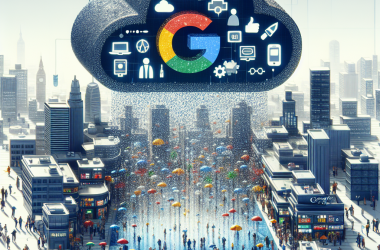 Illustration of Ce n’est pas votre imagination : Google Cloud inonde le marché