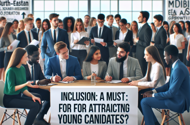 Illustration of Inclusion : un incontournable pour attirer les jeunes candidats ?