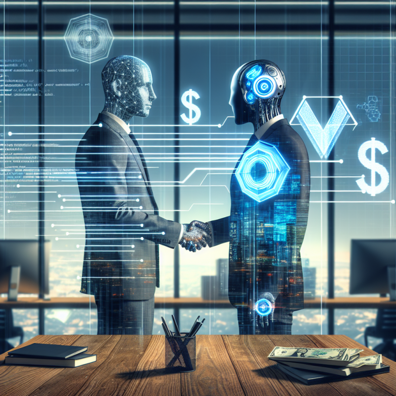 Illustration of Nvidia acquiert une participation de 5 milliards de dollars dans Intel, planifiant une collaboration sur les puces AI