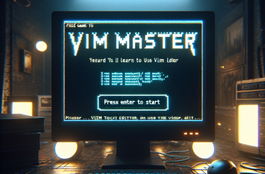 Illustration of VimMaster - Un jeu gratuit pour apprendre enfin à utiliser Vim ! | Le site de Korben