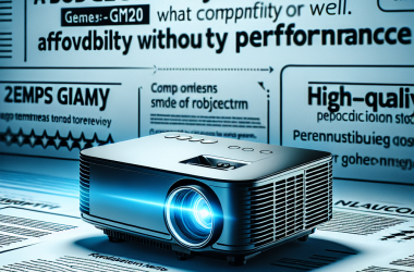 Illustration of Test du Gaimoo GM200 : un vidéoprojecteur à moins de 90 euros qui fait le job | Le site de Korben