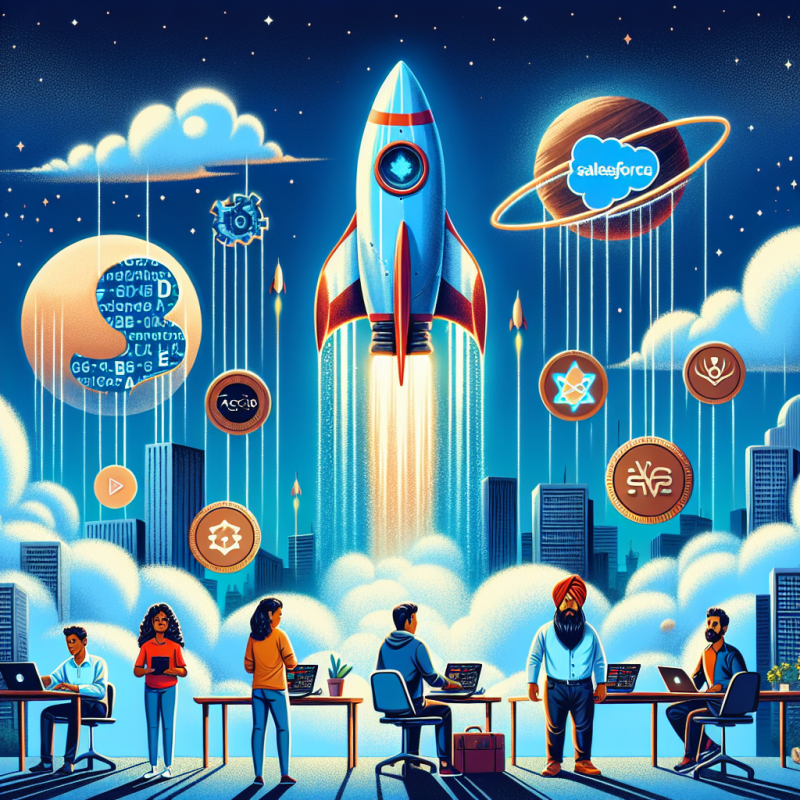 Illustration of Rocket.new, l'une des premières startups de vibe-coding en Inde, décroche 15 millions de dollars d'Accel et de Salesforce Ventures