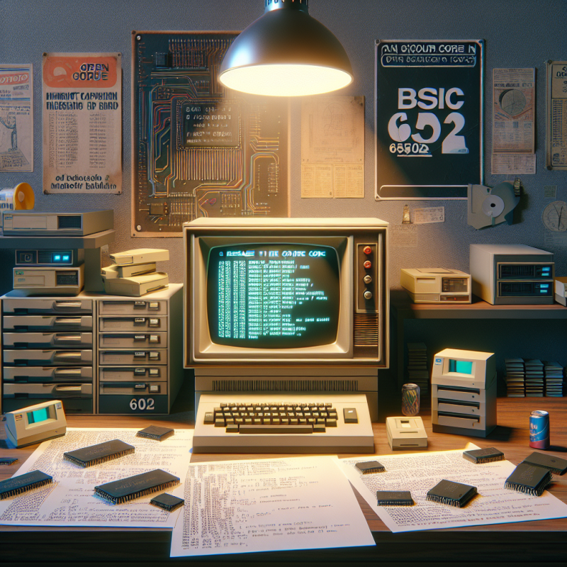 Illustration of Microsoft libère enfin le code source du BASIC 6502 | Le site de Korben