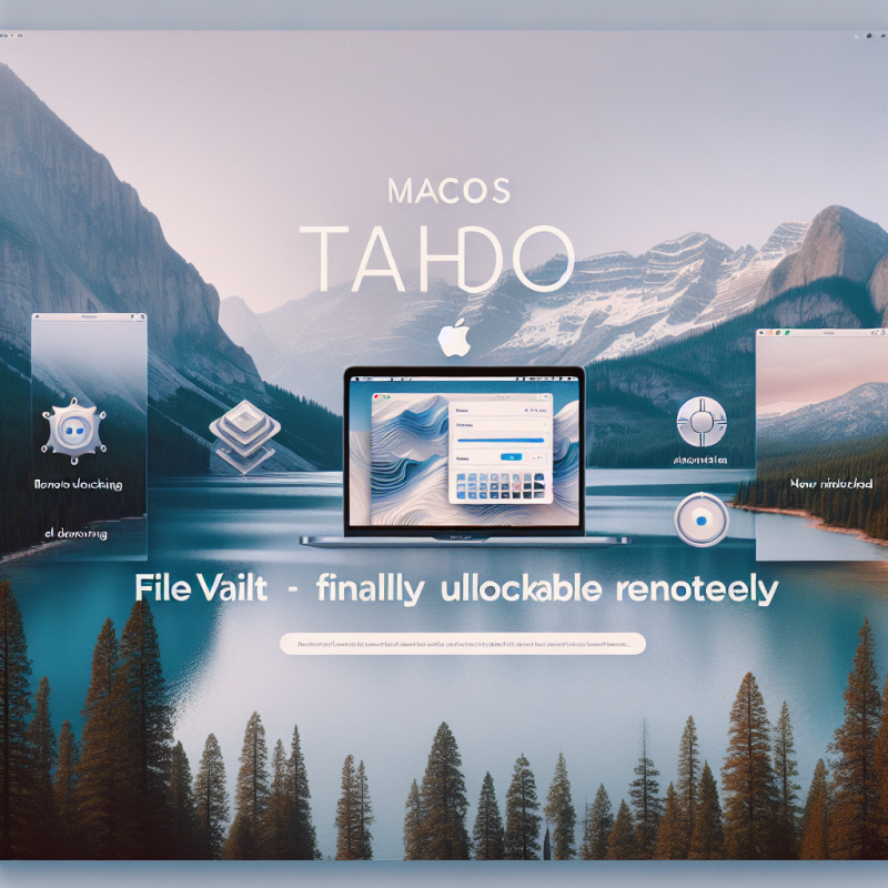 Illustration of macOS Tahoe - FileVault enfin déverrouillable à distance | Le site de Korben