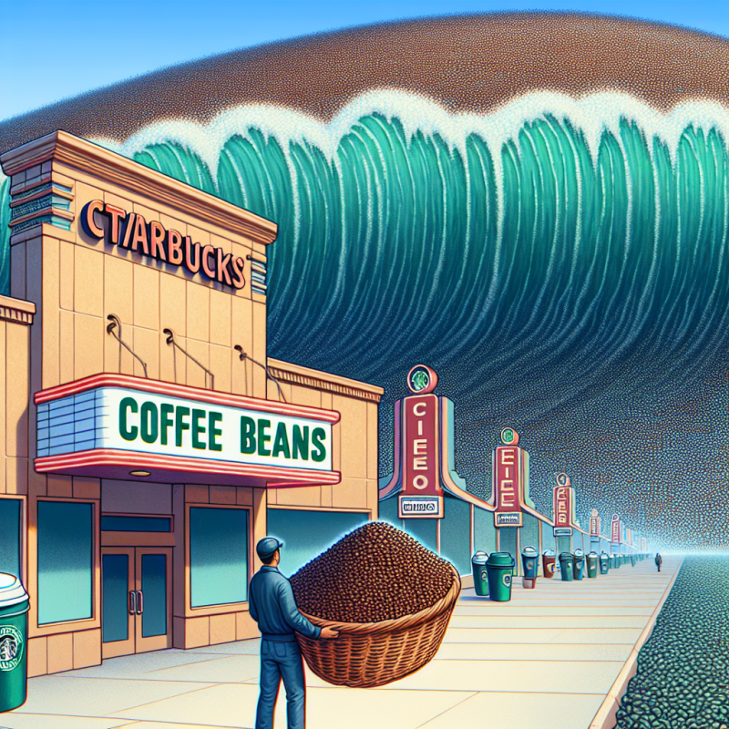 Illustration of « Vendre des grains de café à Starbucks » — comment le boom de l'IA pourrait laisser derrière les plus grandes entreprises de l'IA