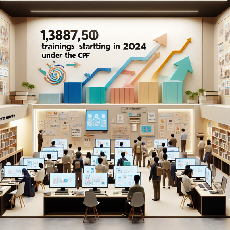 Illustration of 1 387 500 formations ont débuté en 2024 dans le cadre du CPF - Centre Inffo