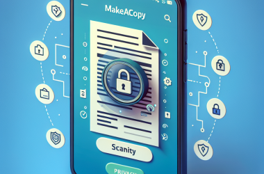 Illustration of MakeACopy - Le scanner de documents Android qui ne raconte pas votre vie | Le site de Korben