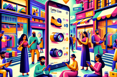Illustration of Amazon lance Lens Live, un outil de shopping alimenté par IA pour une utilisation dans le monde réel
