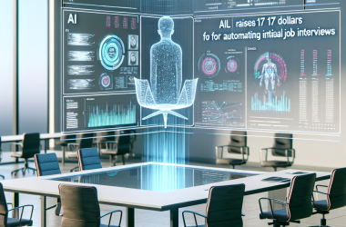 Illustration of Le recruteur AI Alex lève 17 millions de dollars pour automatiser les entretiens d'embauche initiaux