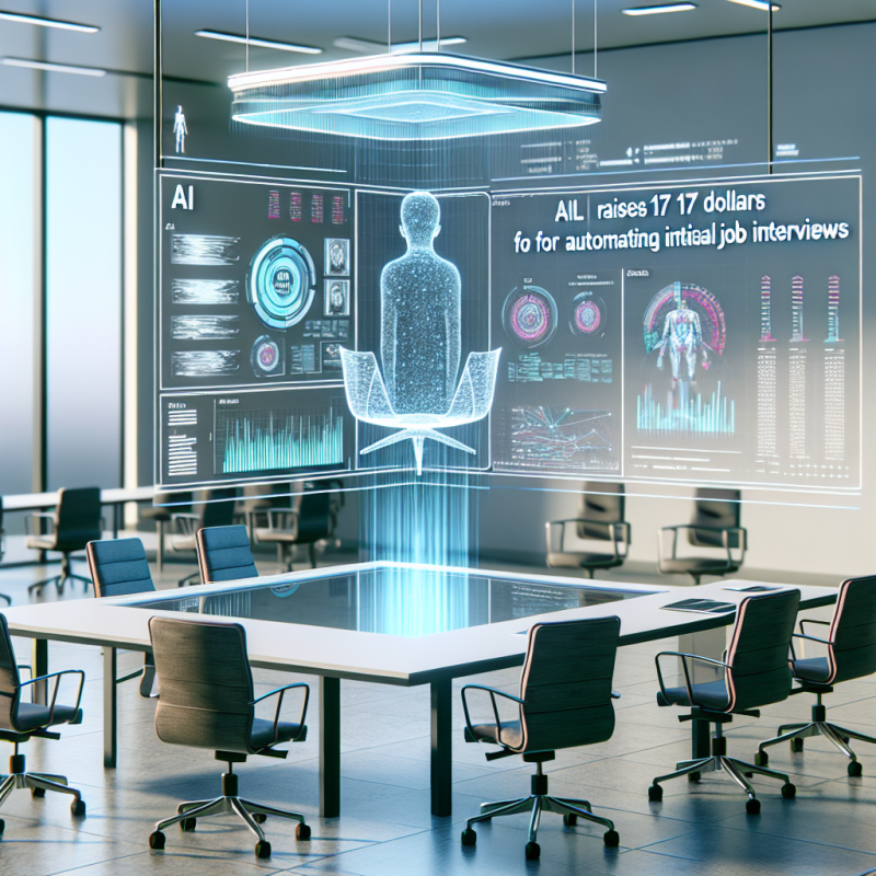 Illustration of Le recruteur AI Alex lève 17 millions de dollars pour automatiser les entretiens d'embauche initiaux