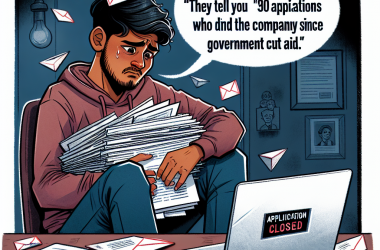 Illustration of "J'ai envoyé 100 candidatures", "on me dit que c'est fini"... La galère sans nom des alternants qui ne trouvent pas d'entreprise depuis que le gouvernement a coupé les aides