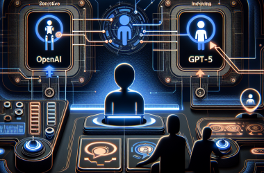 Illustration of OpenAI va orienter les conversations sensibles vers GPT-5 et introduire des contrôles parentaux