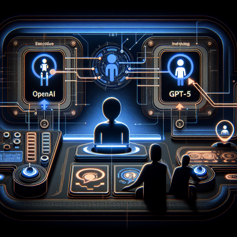 Illustration of OpenAI va orienter les conversations sensibles vers GPT-5 et introduire des contrôles parentaux
