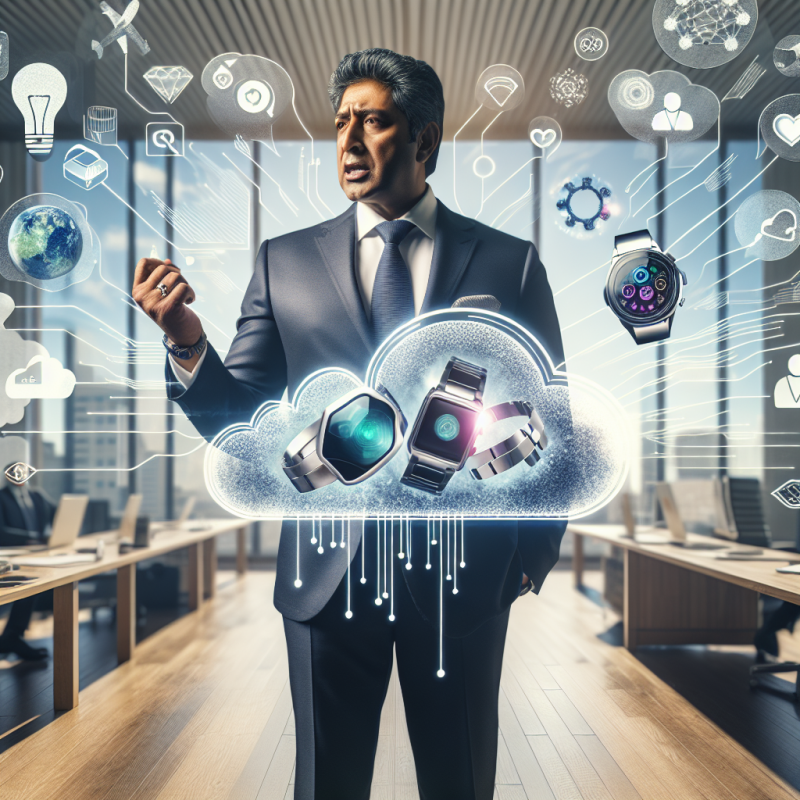 Illustration of Le PDG d'Oura, fabricant de bagues connectées, répond aux récentes contreverses et affirme que l'avenir est un « nuage de wearables »