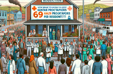 Illustration of C'est la région avec le moins de médecins généralistes par habitant, elle décide de salarier 69 professionnels de santé