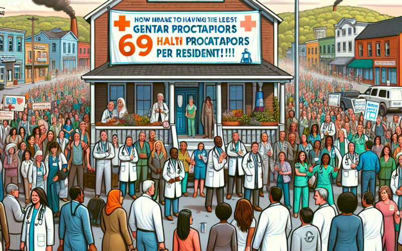 Illustration of C'est la région avec le moins de médecins généralistes par habitant, elle décide de salarier 69 professionnels de santé