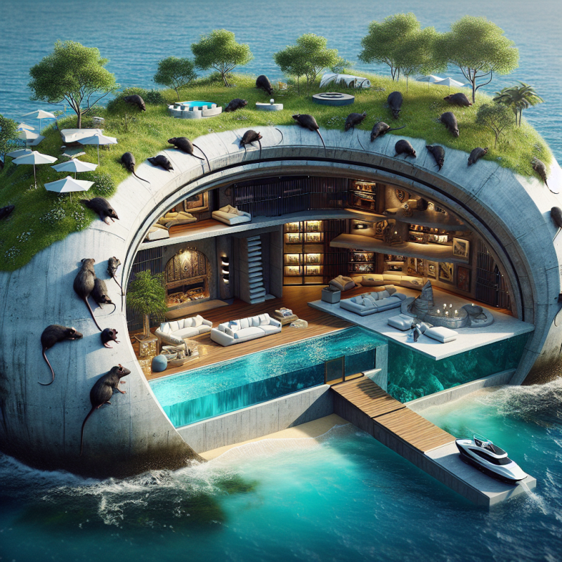 Illustration of Les milliardaires et leurs bunkers de luxe ou quand les rats quittent le navire qu'ils ont coulé | Le site de Korben