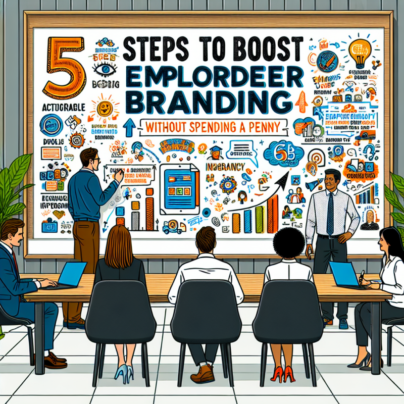 Illustration of Marque employeur : 5 actions pour booster son attractivité sans dépenser un centime