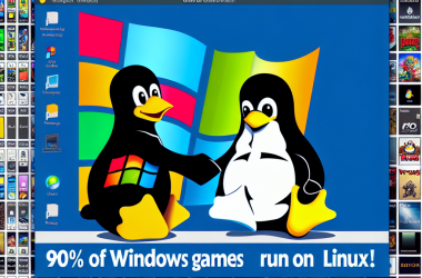 Illustration of 90% des jeux Windows tournent maintenant sur Linux ! | Le site de Korben