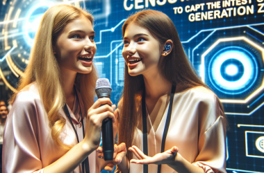 Illustration of Phoebe Gates et Sophia Kianni partagent le plan pour développer l'IA consommateur et conquérir la génération Z lors de TechCrunch Disrupt 2025