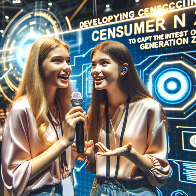 Illustration of Phoebe Gates et Sophia Kianni partagent le plan pour développer l'IA consommateur et conquérir la génération Z lors de TechCrunch Disrupt 2025