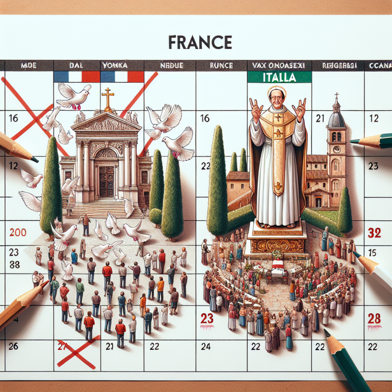 Illustration of En France on a voulu en supprimer deux, l'Italie va, elle, créer un nouveau jour férié (pour la mémoire du pape François)