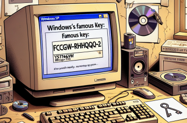 Illustration of L'histoire vraie de la clé Windows XP la plus célèbre du monde : FCKGW-RHQQ2-YXRKT-8TG6W-2B7Q8 | Le site de Korben