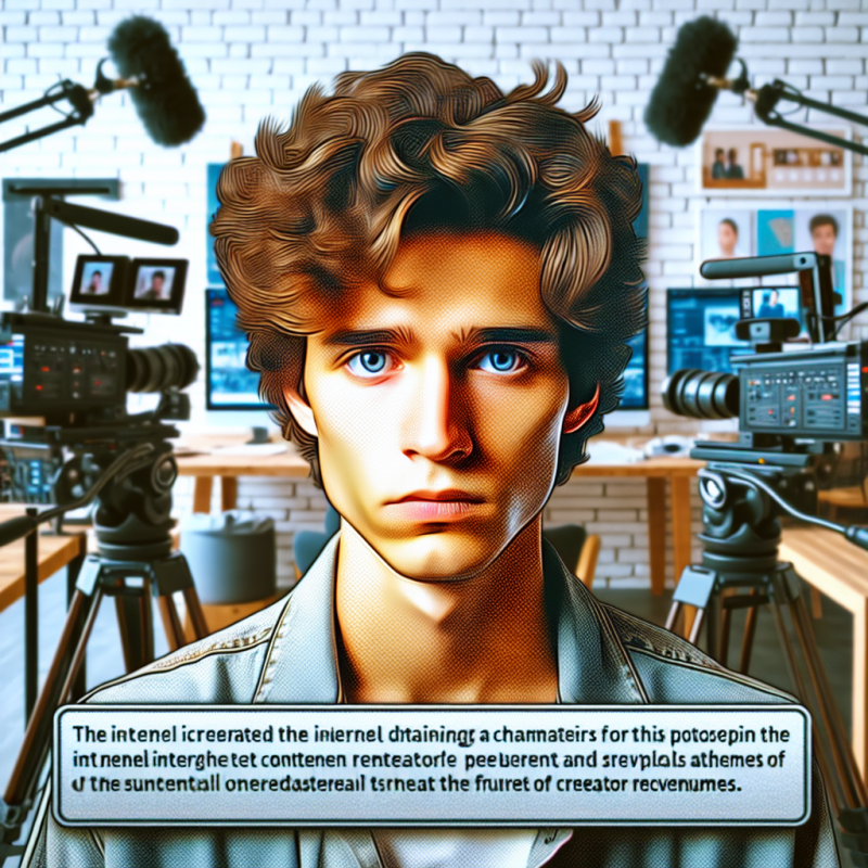 Illustration of MrBeast affirme que l'IA pourrait menacer les revenus des créateurs, qualifiant ces temps de « effrayants » pour l'industrie