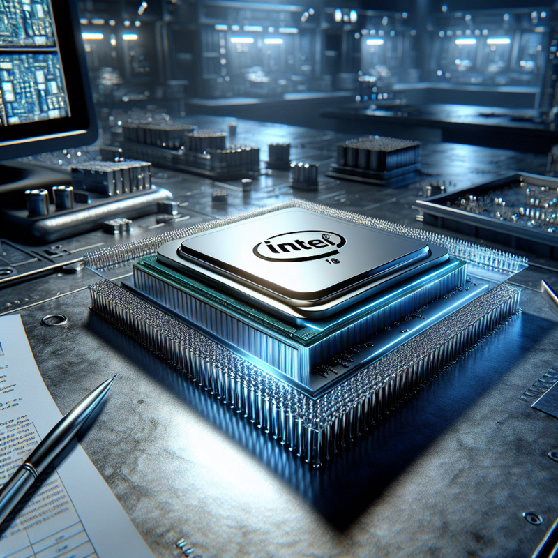 Illustration of Intel dévoile un nouveau processeur propulsé par sa technologie de semi-conducteurs 18A