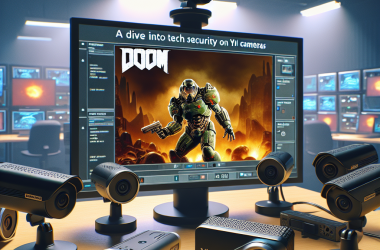 Illustration of Il balance un stream de DOOM sur des caméras Yi pleines de failles | Le site de Korben