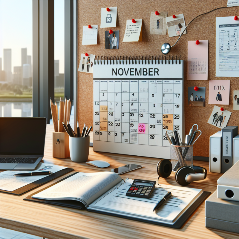 Illustration of L’agenda RH - Novembre 2025