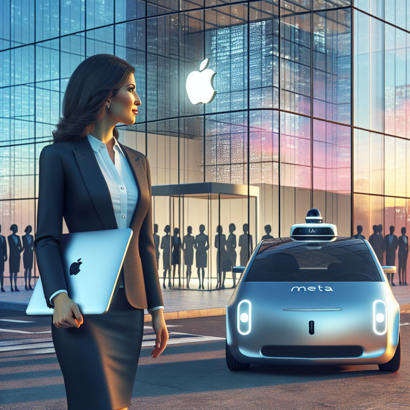 Illustration of Apple perd encore un dirigeant de l'IA au profit de Meta