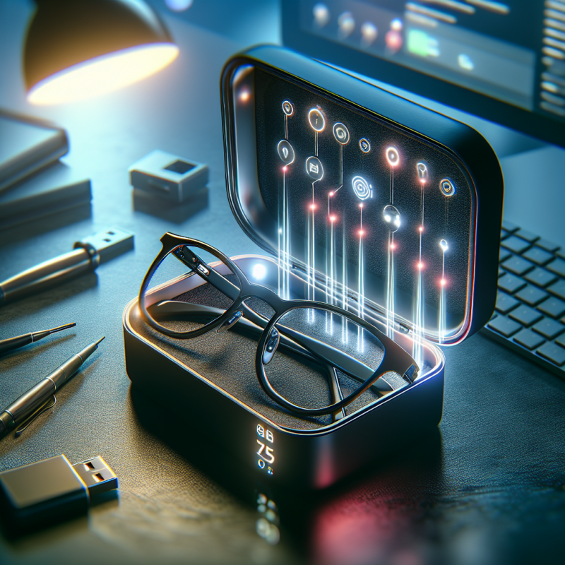 Illustration of Vous perdez parfois vos lunettes ? Cet étui à lunettes connecté est complètement indispensable | Le site de Korben