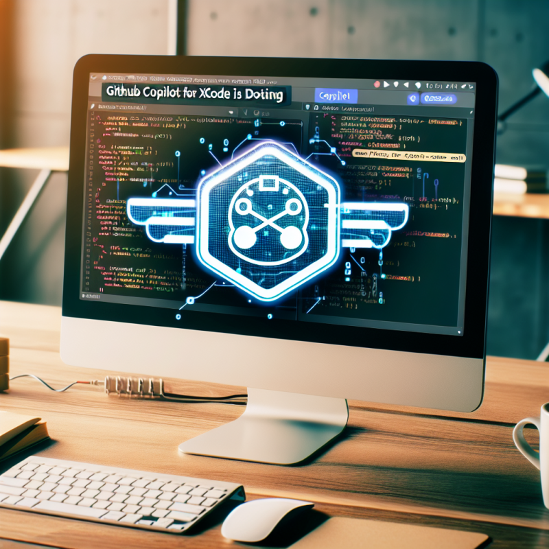 Illustration of Github Copilot pour Xcode est sorti - Et c'est Microsoft qui l'a fait !