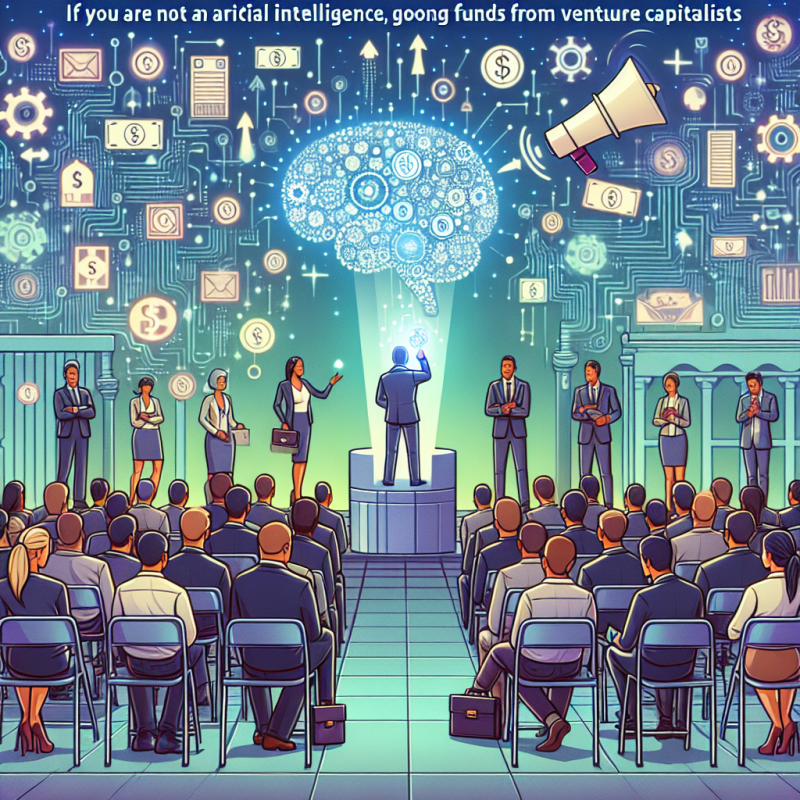 Illustration of Si vous n'êtes pas une startup d'intelligence artificielle, bonne chance pour lever des fonds auprès des VC