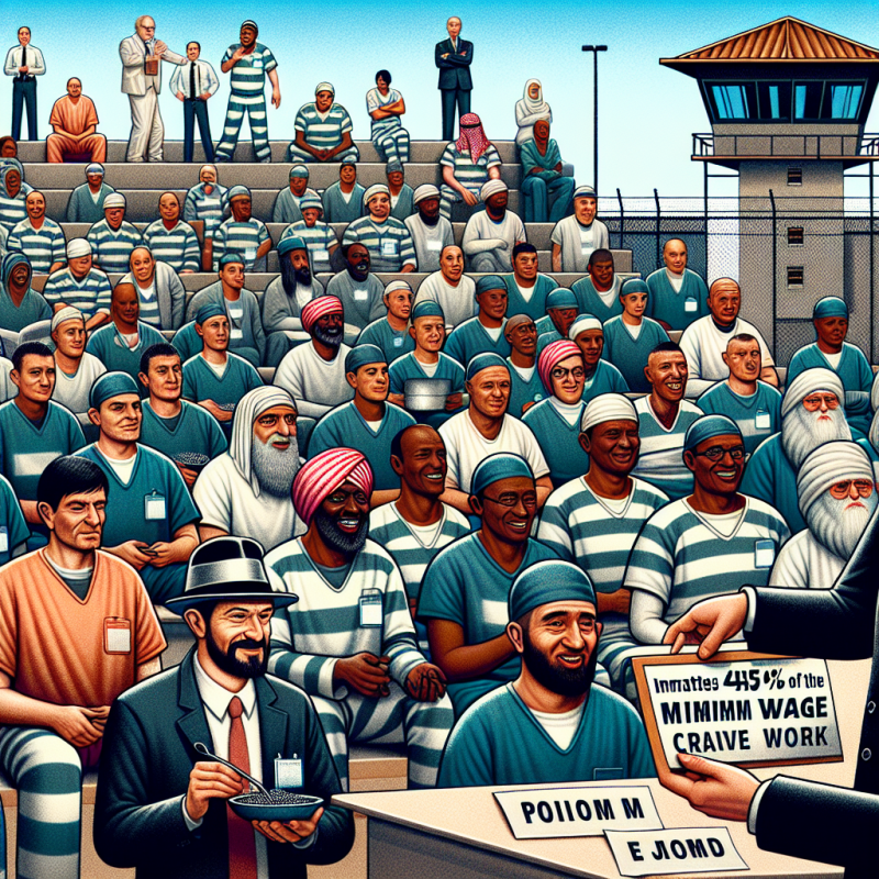 Illustration of Les détenus ne gagnent que 45% du SMIC mais veulent presque tous travailler: les prisons manquent de jobs et veulent attirer plus d’entreprises
