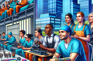 Illustration of Les détenus ne gagnent que 45% du SMIC mais veulent presque tous travailler: les prisons manquent de jobs et veulent attirer plus d’entreprises