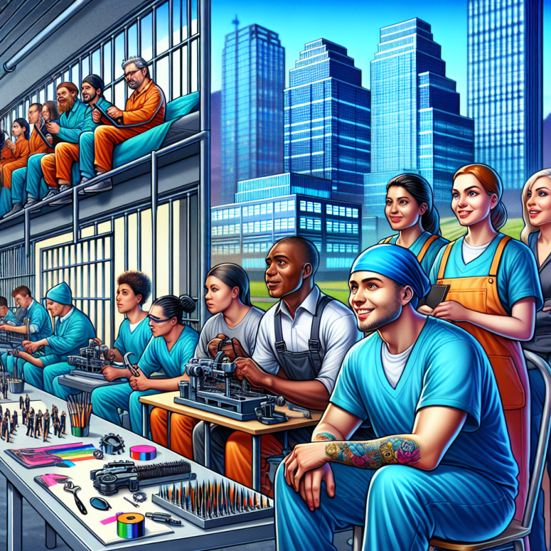 Illustration of Les détenus ne gagnent que 45% du SMIC mais veulent presque tous travailler: les prisons manquent de jobs et veulent attirer plus d’entreprises