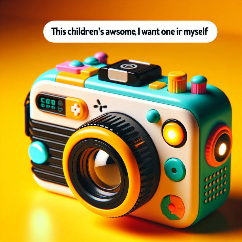 Illustration of Cet appareil photo pour enfants est tellement génial que j’en veux un pour moi | Le site de Korben