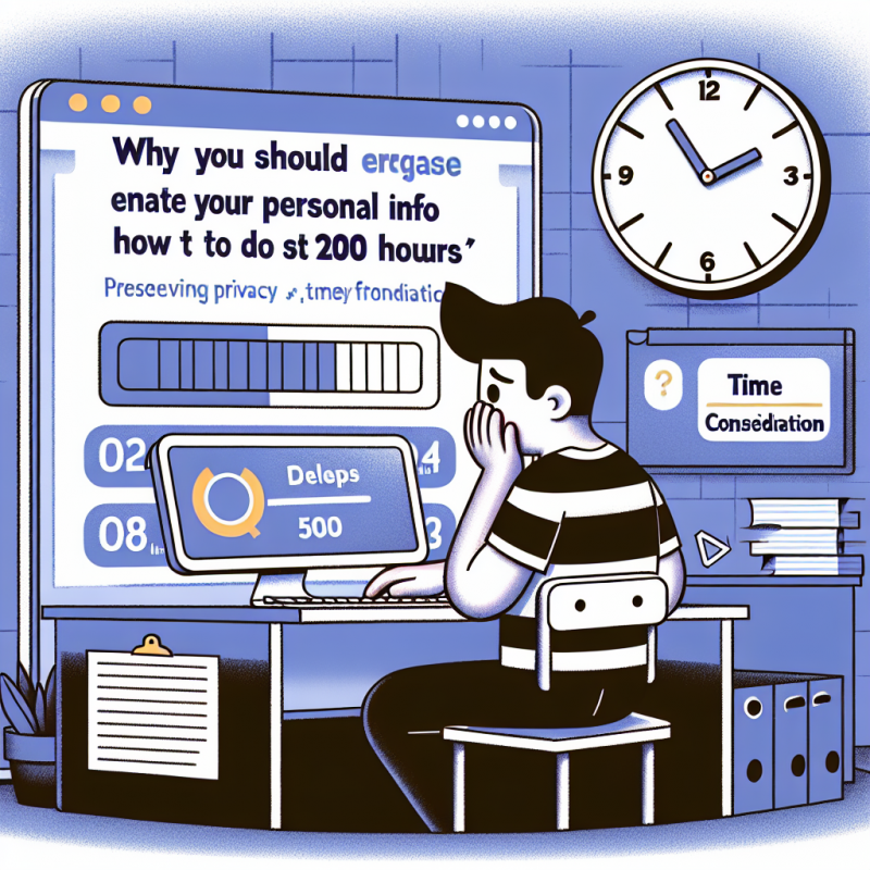 Illustration of Pourquoi vous devez supprimer vos infos perso (et comment faire sans y passer 200 heures) | Le site de Korben