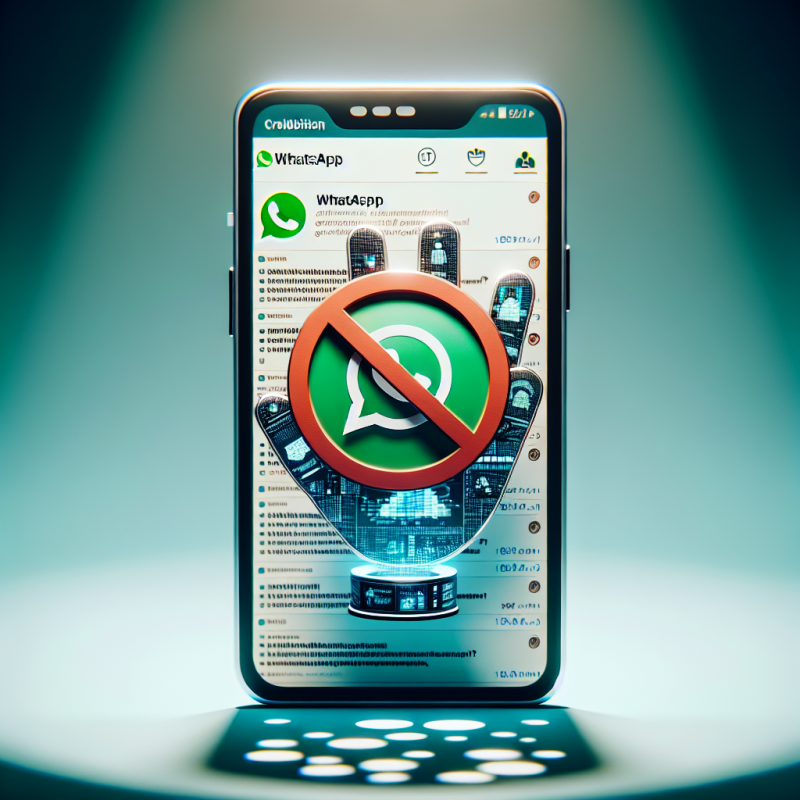 Illustration of WhatsApp modifie ses conditions pour interdire les chatbots à usage général sur sa plateforme