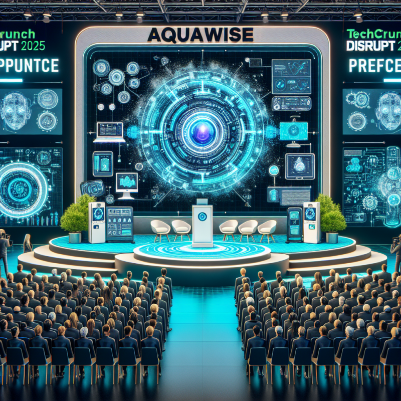 Illustration of Aquawise présentera sa technologie basée sur l'IA pour la qualité de l'eau au TechCrunch Disrupt 2025