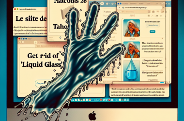 Illustration of Comment se débarrasser de Liquid Glass sous macOS 26 Tahoe ? | Le site de Korben