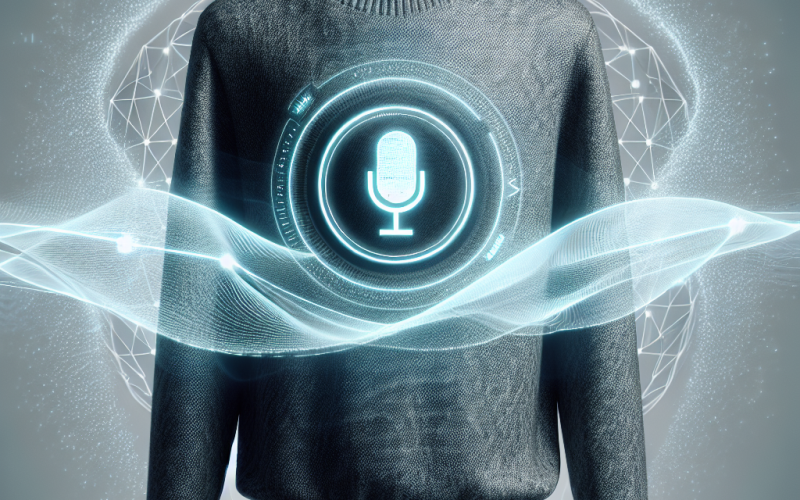 Illustration of Ce tissu intelligent transforme votre pull en assistant vocal | Le site de Korben