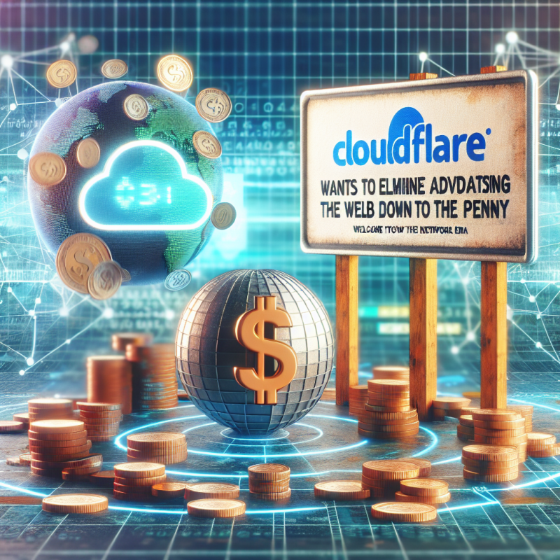 Illustration of Cloudflare veut tuer la pub - Bienvenue dans l'ère Net Dollar, le web au centime près
