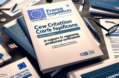 Illustration of Documentation de France compétences sur les nouvelles conditions d'enregistrement des certifications professionnelles - Centre Inffo
