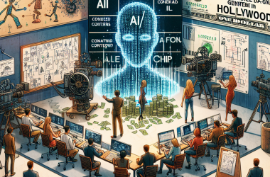 Illustration of Wonder Studios, soutenu par des dirigeants d'OpenAI et de DeepMind, a levé 12 millions de dollars pour introduire du contenu généré par IA à Hollywood