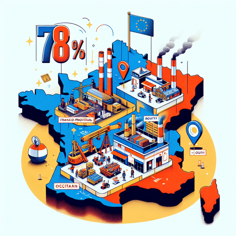Illustration of Dans quelles régions travaille-t-on le plus en France ? Alors que Bruxelles veut que 78 % des Européens travaillent, il n'y a que 3 régions françaises qui y sont déjà